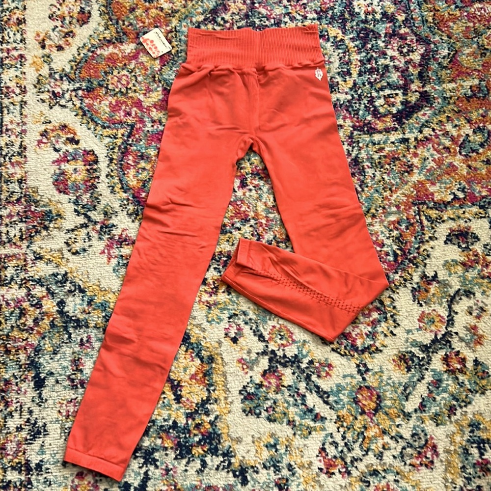 Free People Coral Seamless Leggings